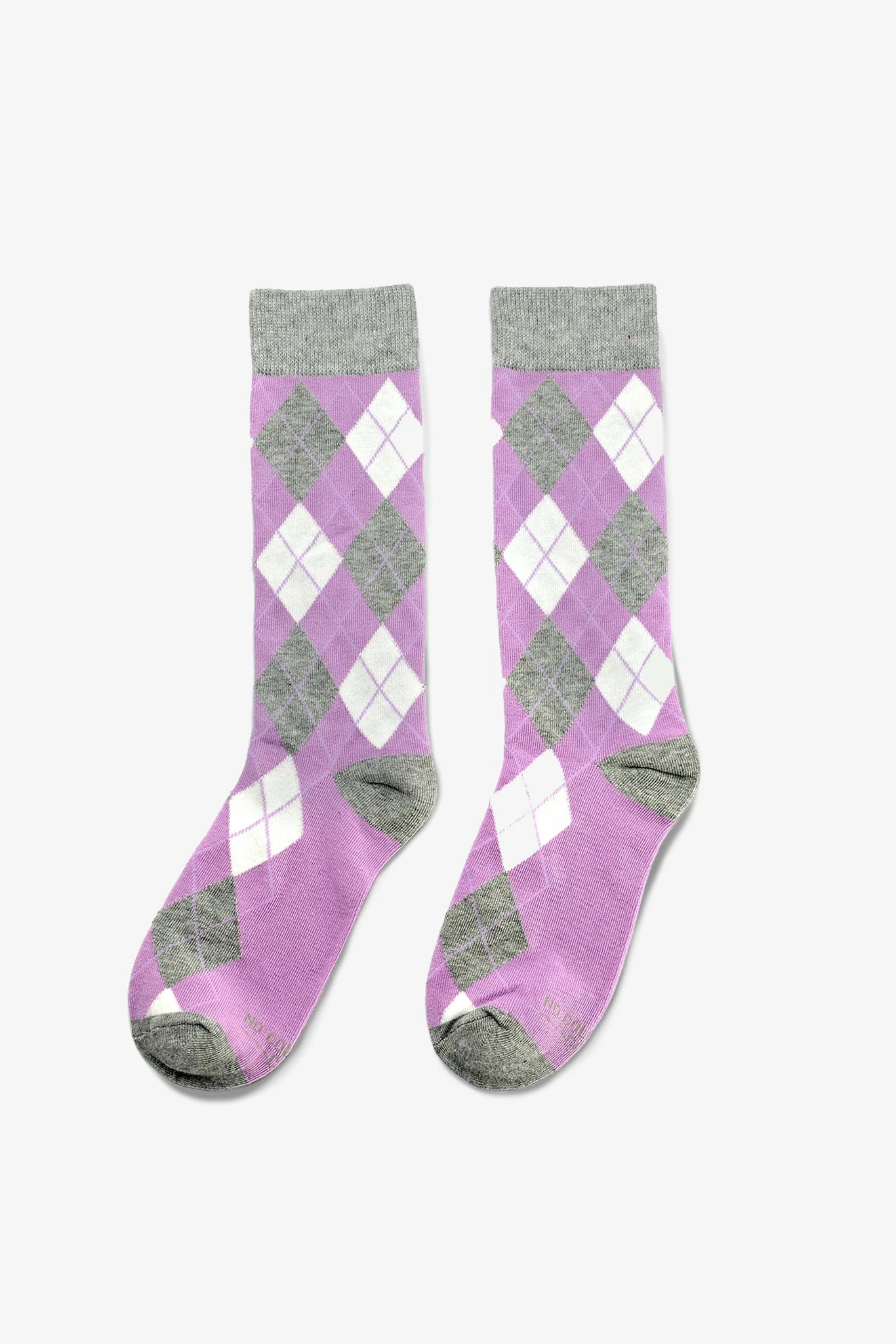 Argyle Groomsmen Socks By No Cold Feet - Lavender - Image 2