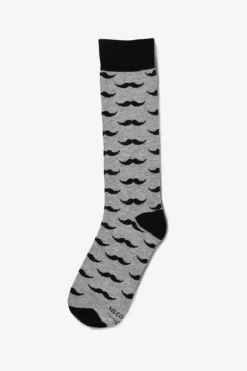 Mustache Novelty Groomsman Socks By No Cold Feet