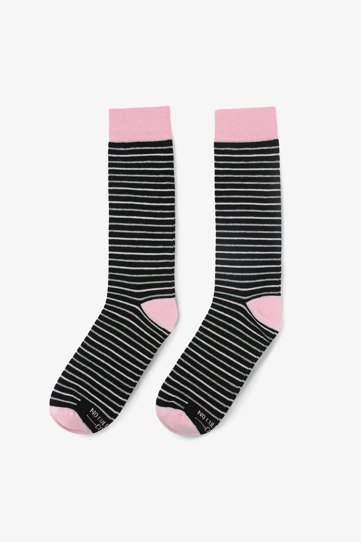 Striped Groomsmen Socks By No Cold Feet - Pink 2 Striped Groomsmen Socks By No Cold Feet - Pink - Image 2