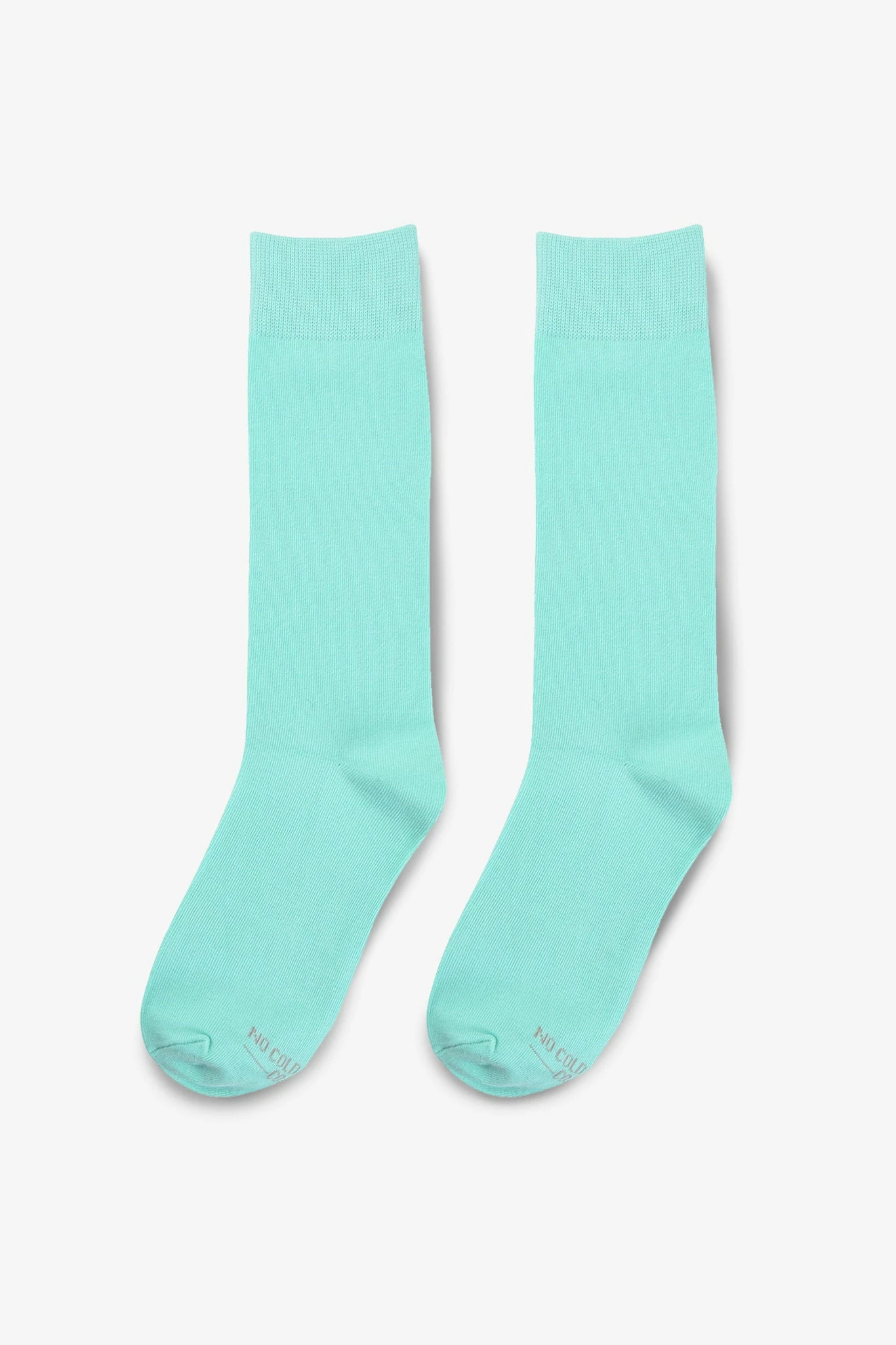 Solid Groomsmen Socks By No Cold Feet - Mint 2 Solid Groomsmen Socks By No Cold Feet - Mint - Image 2