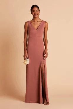 Shamin Crepe Dress - Desert Rose -US Skirt Sales 2024 BIRDY GREY SHAMIN BRIDESMAID DRESS DESERT ROSE 05 869bd4a0 55f7 47e1 9043 5f692ec26548