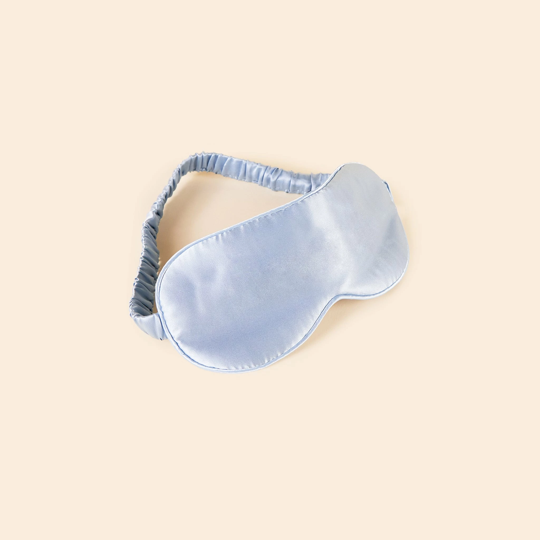 Silk Sleep Eye Mask - Blue - Image 2