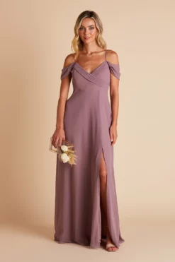 Spence Convertible Dress - Dark Mauve -US Skirt Sales 2024 BIRDY GREY SPENCE CONVERTIBLE SLIT BRIDESMAID DARK MAUVE 01