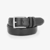 Leather Belt By Suitshop - Black