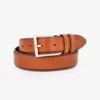Leather Belt By Suitshop - Tan