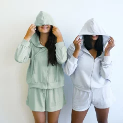 Zip Up Hoodie - Dusty Blue -US Skirt Sales 2024 BIRDY GREY SWEATSUIT LIFESTYLE 561 RT 72c63815 9289 4b24 96be 607b30b1f2de