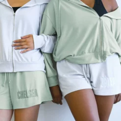 Zip Up Hoodie - Sage -US Skirt Sales 2024 BIRDY GREY SWEATSUIT LIFESTYLE 632 RT