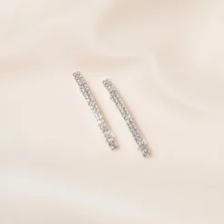 Sydney Crystal Bar Hair Clips