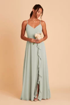 Theresa Chiffon Dress - Sage 22 Theresa Chiffon Dress - Sage -US Skirt Sales 2024 BIRDY GREY THERESA BRIDESMAID DRESS SAGE 02