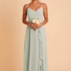 Theresa Chiffon Dress - Sage
