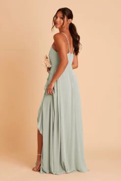 Theresa Chiffon Dress - Sage 17 Theresa Chiffon Dress - Sage -US Skirt Sales 2024 BIRDY GREY THERESA BRIDESMAID DRESS SAGE 09