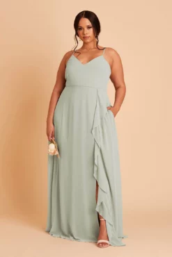 Theresa Chiffon Dress - Sage 27 Theresa Chiffon Dress - Sage -US Skirt Sales 2024 BIRDY GREY THERESA PLUS SIZE BRIDESMAID DRESS SAGE 05 1897e8ef bb1e 4fab a56c 366489feae10