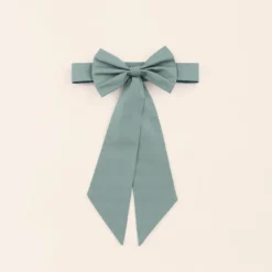 Liz Flower Girl Sash - Sea Glass