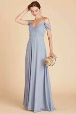 Spence Convertible Dress - Dusty Blue -US Skirt Sales 2024 Spence DustyBlue Side
