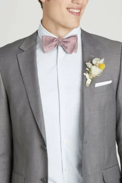 Daniel Bow Tie - Dark Mauve Dot