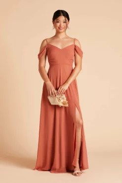Devin Convertible Dress - Terracotta
