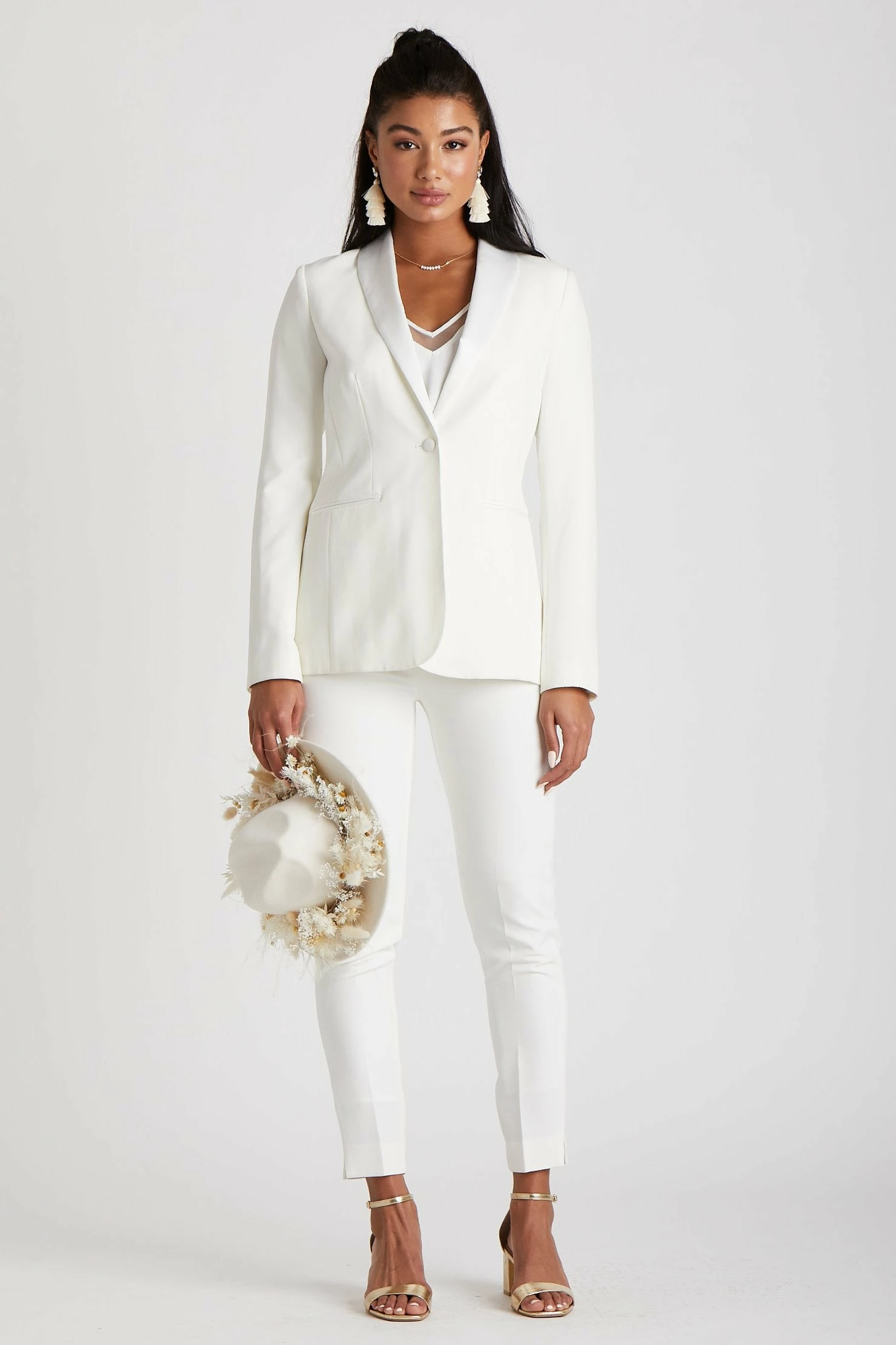Women's White Tuxedo By SuitShop 5 Women's White Tuxedo By SuitShop - Image 5