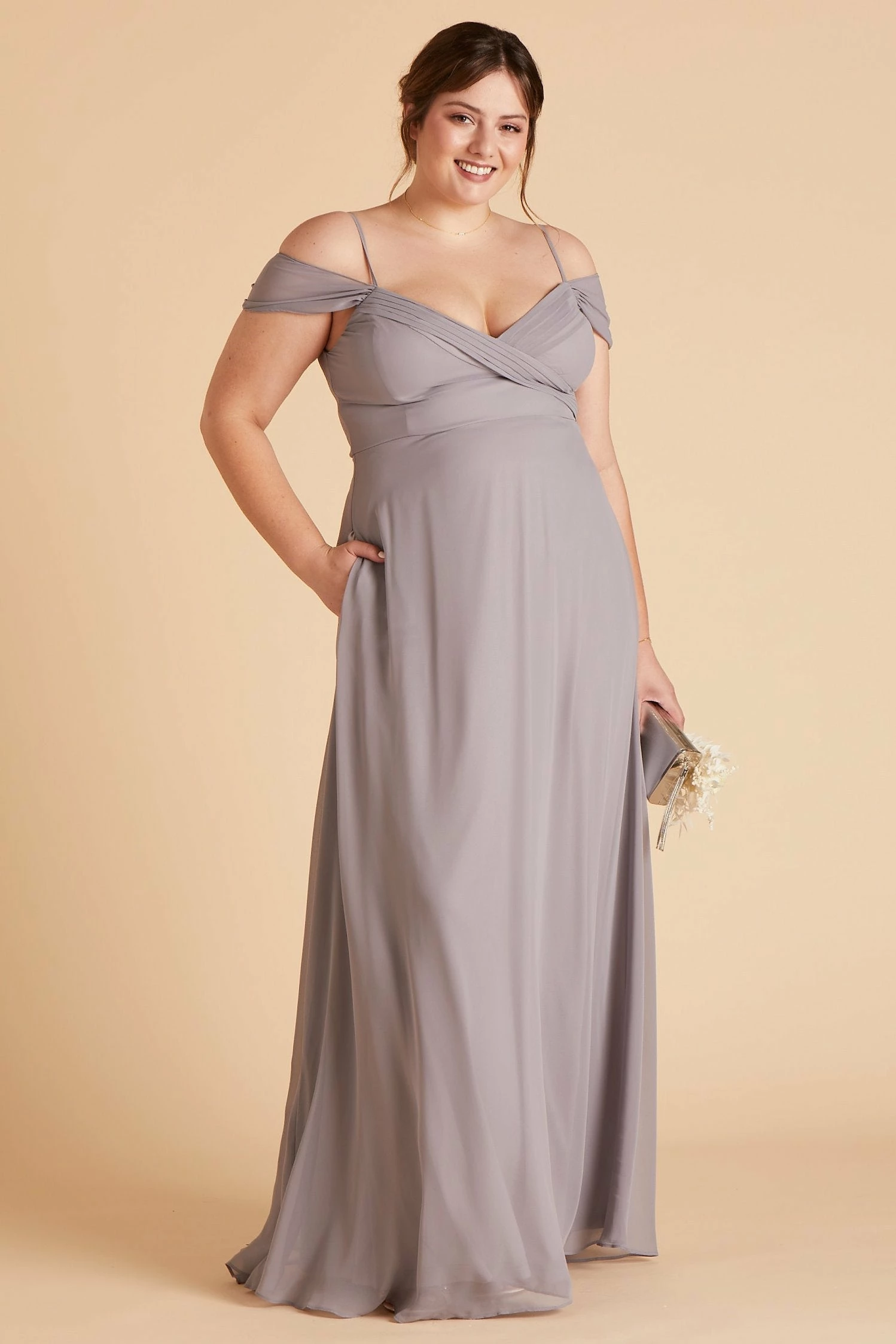 Spence Convertible Dress - Silver 14 Spence Convertible Dress - Silver - Image 14