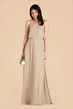 Gwennie Dress - Almond 23 Gwennie Dress - Almond -US Skirt Sales 2024 almond gwennie convertible non slit bridesmaid dress 02