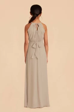 Sienna Junior Dress - Almond -US Skirt Sales 2024 almond sienna junior bridesmaid dress 04