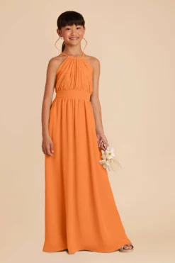 Sienna Junior Dress - Apricot
