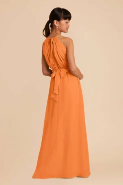 Sienna Junior Dress - Apricot -US Skirt Sales 2024 apricot sienna junior bridesmaid dress 05