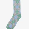 Groomsmen Socks - Blue Argyle