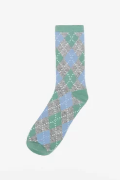 Groomsmen Socks - Blue Argyle