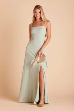 Benny Crepe Dress - Sage -US Skirt Sales 2024 b00506940e3d36cbb3921818432219fe