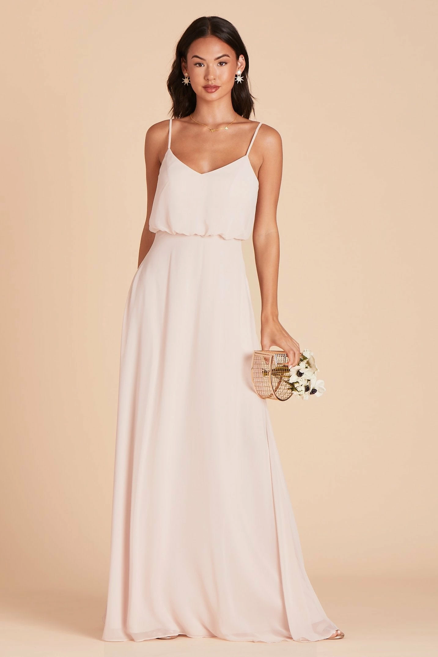 Gwennie Dress - Pale Blush 10 Gwennie Dress - Pale Blush - Image 10