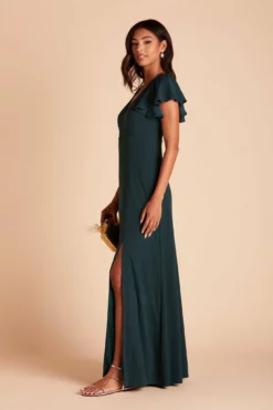 Hannah Crepe Dress - Emerald -US Skirt Sales 2024 b4c5c9146f43584503abafecf020af4b