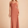 Ash Crepe Dress - Terracotta
