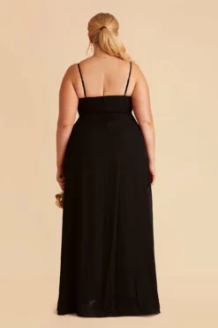 Amy Chiffon Dress - Black -US Skirt Sales 2024 black amy plus size bridesmaid dress 04 ca10891f eb9a 4616 9c54 627b73d98cc0