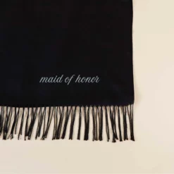 Shawl With Fringe - Black 10 Shawl With Fringe - Black -US Skirt Sales 2024 black cashmere shawl personalized flat lay 01 1
