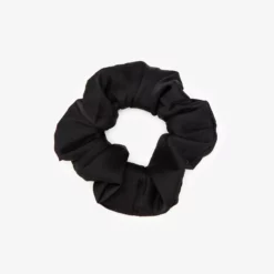 Cat Satin Scrunchie - Black