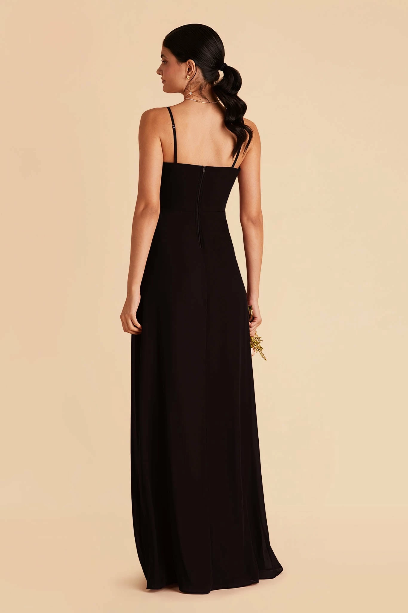 Chris Convertible Chiffon Dress - Black 6 Chris Convertible Chiffon Dress - Black - Image 6