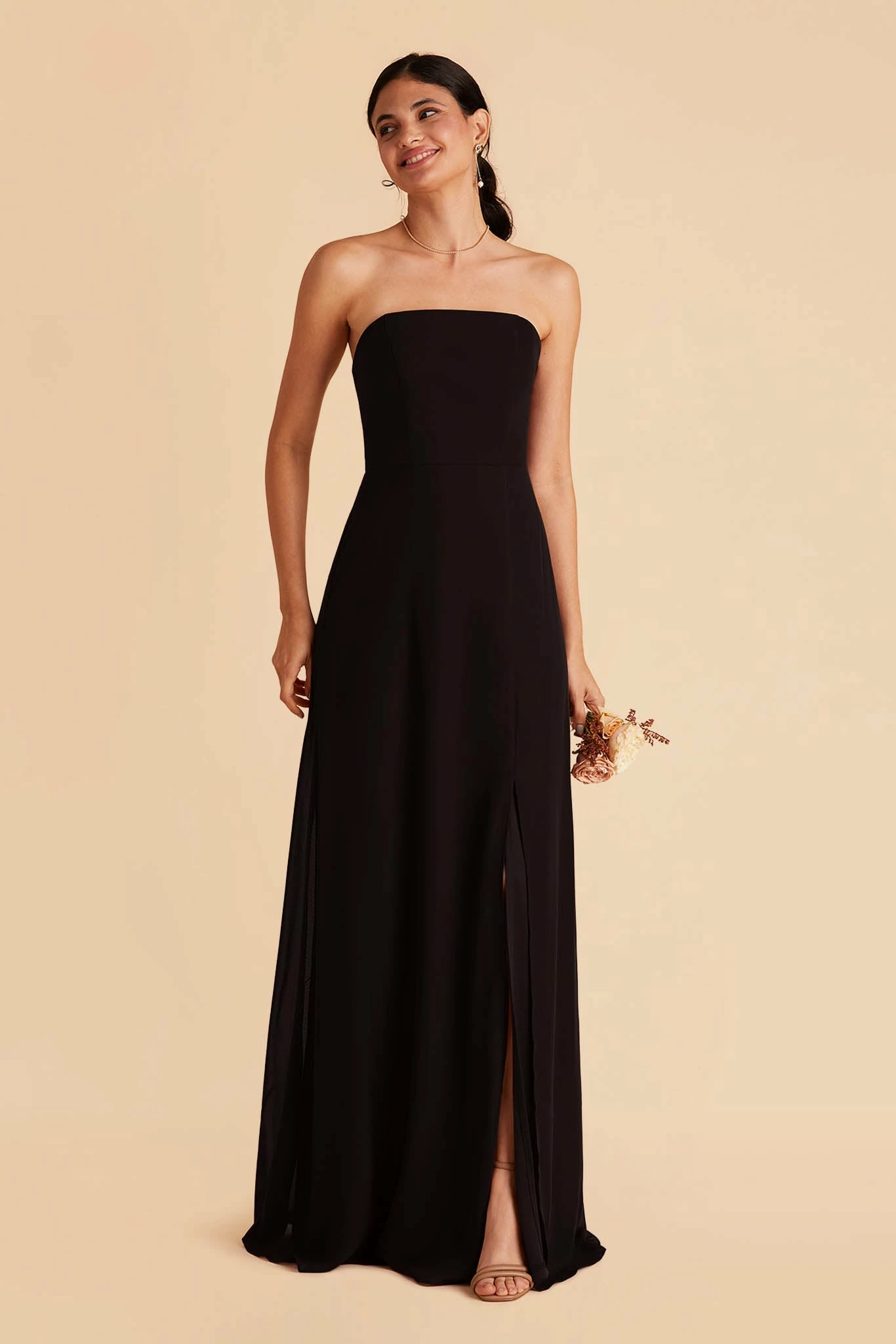 Chris Convertible Chiffon Dress - Black 5 Chris Convertible Chiffon Dress - Black - Image 5