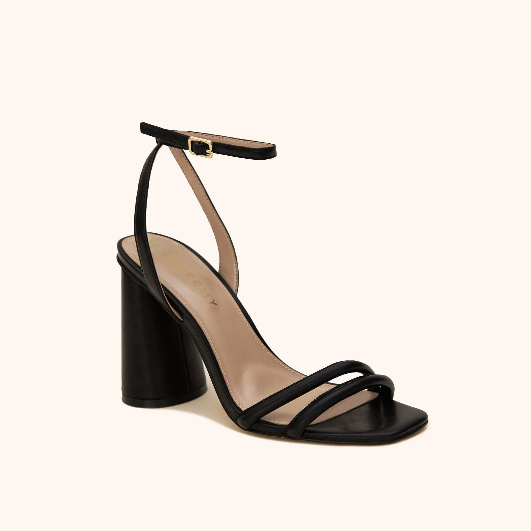 Julia Chunky Heel - Black 3 Julia Chunky Heel - Black - Image 3