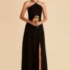Juliet Chiffon Dress - Black