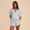 Eddie Pajama Set - Blue Stripe
