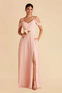 Devin Convertible Dress - Blush Pink 22 Devin Convertible Dress - Blush Pink -US Skirt Sales 2024 blush pink devin convertible slit bridesmaid dress 04