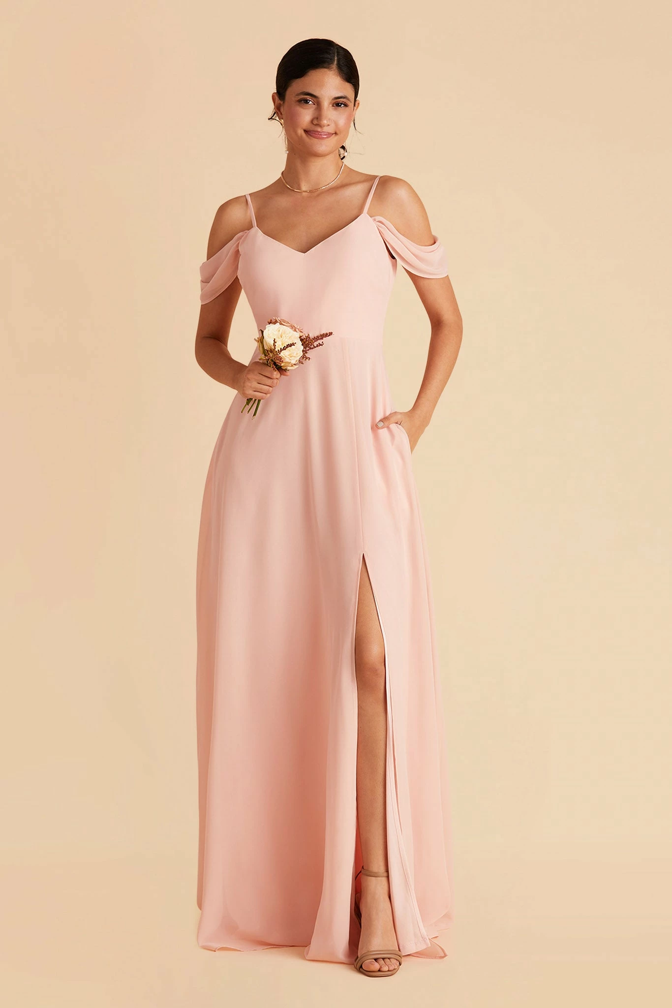 Devin Convertible Dress - Blush Pink 3 Devin Convertible Dress - Blush Pink - Image 3