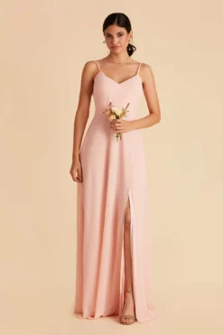 Devin Convertible Dress - Blush Pink 27 Devin Convertible Dress - Blush Pink -US Skirt Sales 2024 blush pink devin convertible slit bridesmaid dress 07