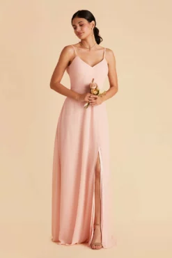 Devin Convertible Dress - Blush Pink 28 Devin Convertible Dress - Blush Pink -US Skirt Sales 2024 blush pink devin convertible slit bridesmaid dress 08