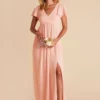Hannah Empire Dress - Blush Pink