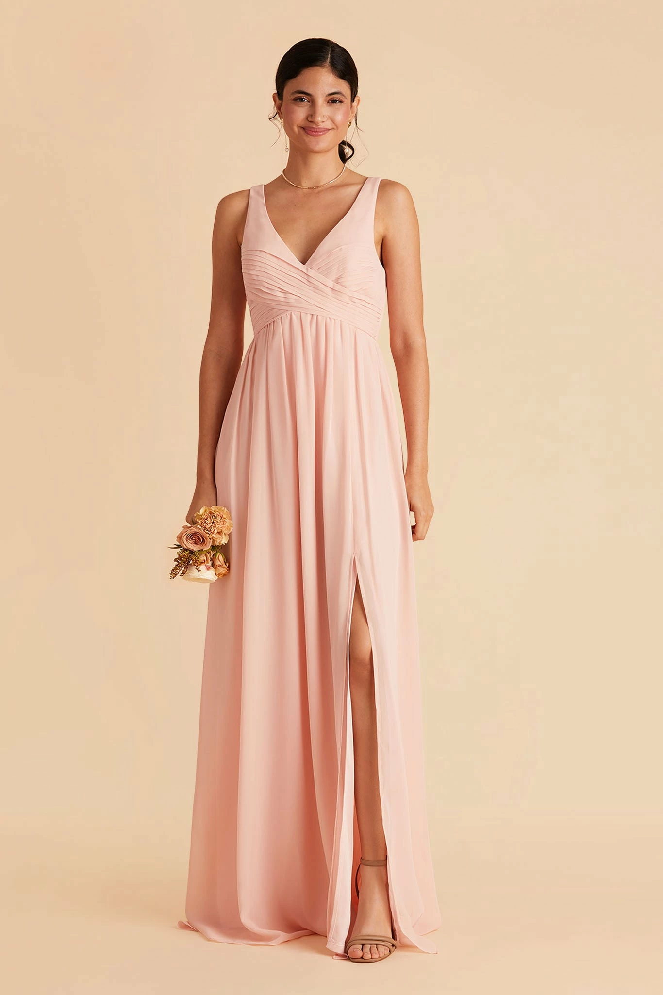 Laurie Empire Dress - Blush Pink 3 Laurie Empire Dress - Blush Pink - Image 3