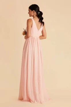 Laurie Empire Dress - Blush Pink 14 Laurie Empire Dress - Blush Pink -US Skirt Sales 2024 blush pink laurie slit bridesmaid dress 06