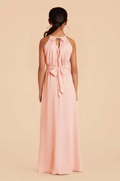 Sienna Junior Dress - Blush Pink -US Skirt Sales 2024 blush pink sienna junior bridesmaid dress 04