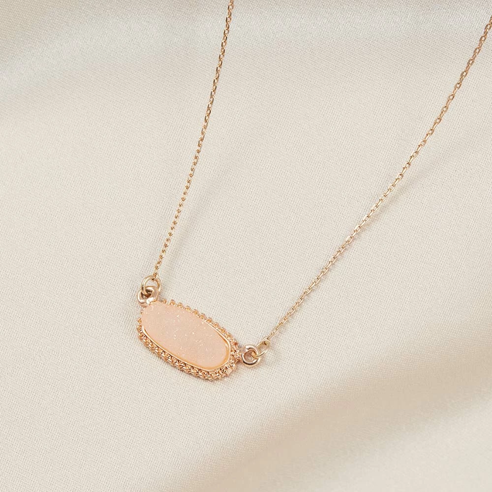 Presley Charm Necklace - Blush 1 Presley Charm Necklace - Blush
