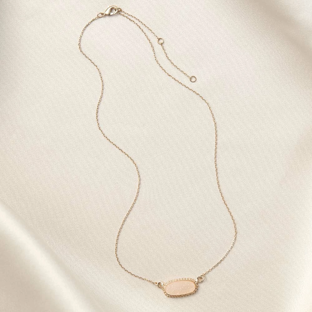 Presley Charm Necklace - Blush 3 Presley Charm Necklace - Blush - Image 3